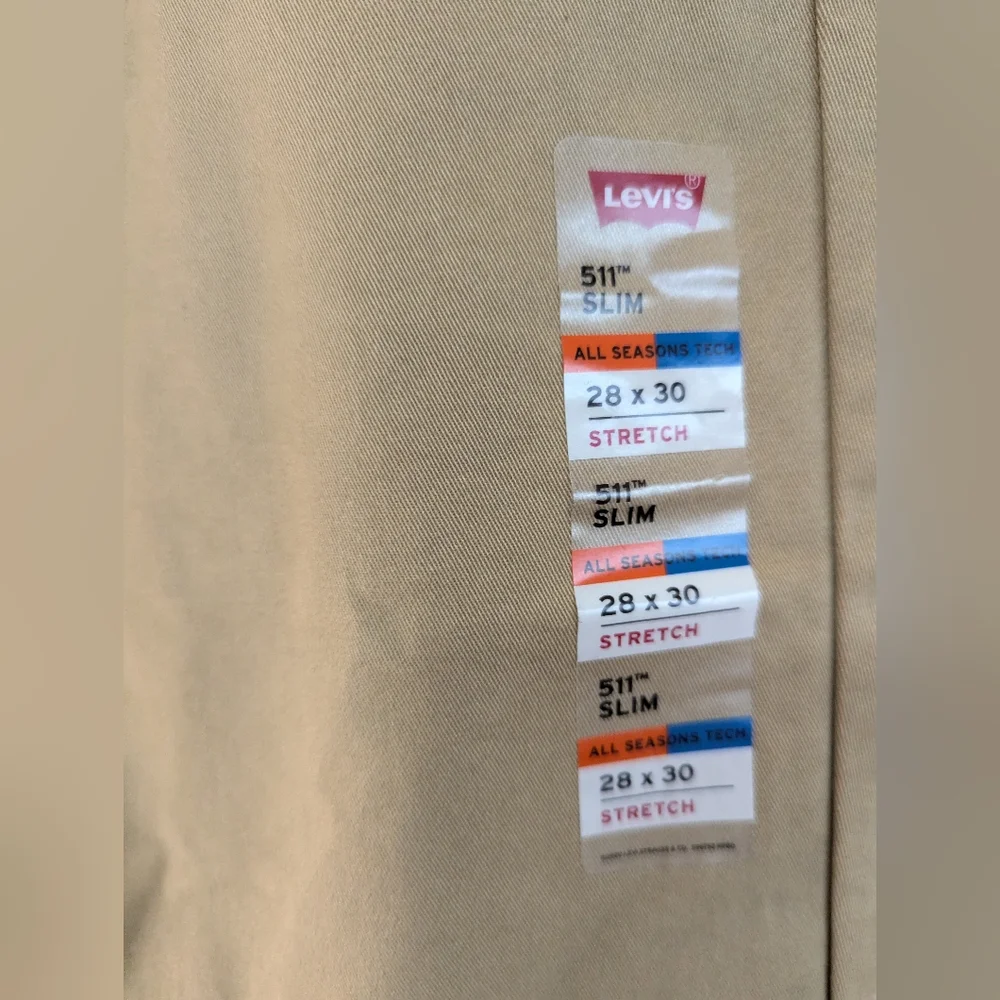 NWT Levi's Men's 511 Slim Stretch Pants Size 28x30 - Picture 3 of 7